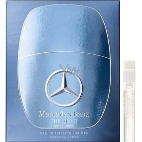 Mercedes-Benz The Move Express Yourself toaletní voda pro muže 1 ml s rozprašovačem, vialka