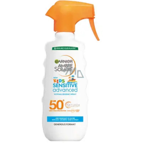 Garnier Ambre Solaire Kids Sensitive SPF50+ opalovací mléko sprej 300 ml