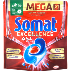 Somat Excellence 4v1 tablety do myčky nádobí 51 kusů