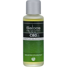 Saloos CBD hydrofilní odličovací olej pro citlivou pleť 50 ml