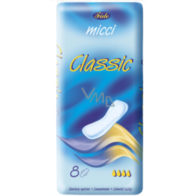 Micci Classic intimní vložky bez křidélek 8 kusů