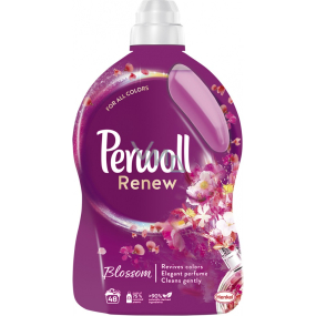 Perwoll Renew Blossom 3v1 tekutý prací gel na všechny druhy prádla 48 dávek 2,88 l