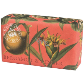 English Soap Bergamot & Ginger - Bergamot a zázvor přírodní parfémované toaletní mýdlo s bambuckým máslem 240 g
