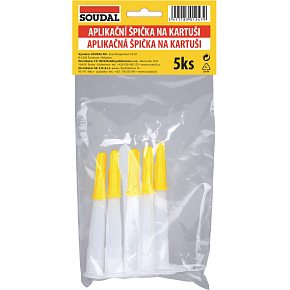Soudal náhradní aplikátor na kartuše, 5 ks Soudal náhradní aplikátor na kartuše, 5 ks