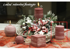 Lima Wellness Vánoční fantazie aroma svíčka válec 60 x 90 mm 1 kus