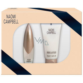 Naomi Campbell Naomi Campbell toaletní voda 15 ml + tělové mléko 50 ml, dárková sada