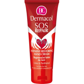 Dermacol SOS Repair Intensive Restoring Hand Cream hloubková intenzivní regenerace a hydratace pro suché a popraskané ruce 75 ml