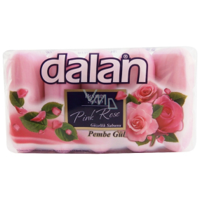 Dalan Pink Rose růže tuhé toaletní mýdlo 5 x 70 g