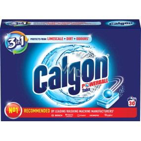Calgon 3v1 Powerball Tabs změkčovač vody tablety proti vodnímu kameni 30 dávek 390 g
