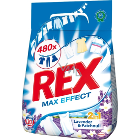 Rex Max Effect Lavender & Patchouli prášek na praní 20 dávek 1,4 kg