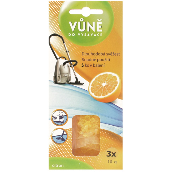 Kozák Vůně do vysavače Citron 3 x 10 g