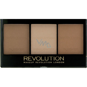 Makeup Revolution Ultra Sculpt & Contour Kit paletka na tvář Ultra Light/Medium C04 11 g