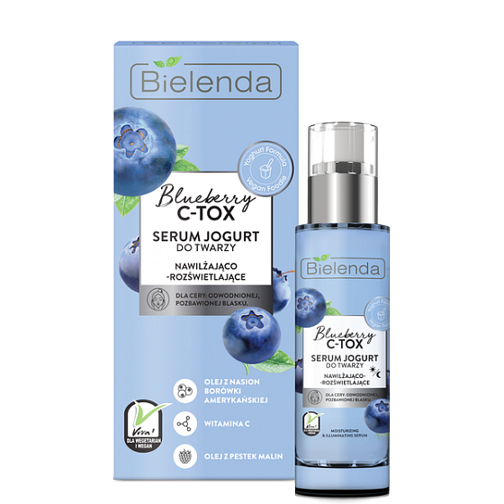 Bielenda Blueberry C-Tox Americká borůvka hydratační a rozjasňující pleťové sérum 30 g