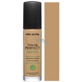 Miss Sporty Naturally Perfect Match make-up 210 Golden Beige 30 ml