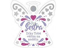 Albi Závěsná plaketka anděl Sestra 9 x 10 cm