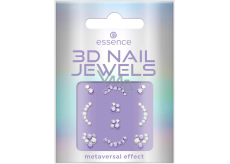 Essence 3D Jewels nálepky na nehty kamínky 01 Future Reality 10 kusů