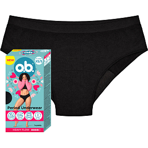 O.B. menstruační kalhotky, velikost XS/S, 1 ks