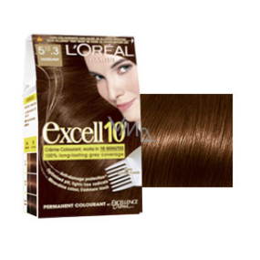 Loreal Paris Excell 10 barva na vlasy odstín 5 1/2,3 oříšková