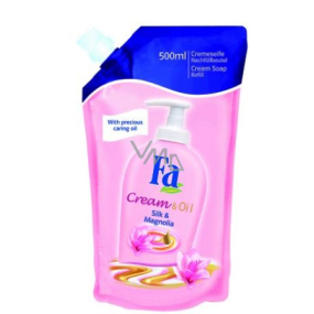 Fa Silk & Magnolia tekuté mýdlo náhradní náplň 500 ml