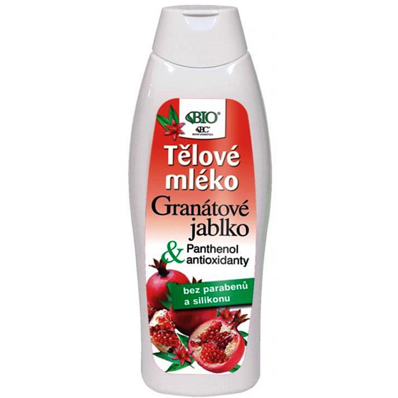 Bione Cosmetics Granátové jablko tělové mléko pro všechny typy pokožky 500 ml