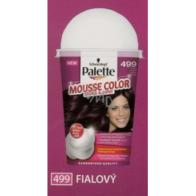 Schwarzkopf Palette Mousse Color Shake and color barva na vlasy 499 Fialový