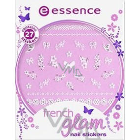 Essence French Glam Nail Stickers náleky na nehty 04 French Affairs 27 kusů