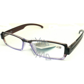 Berkeley Čtecí dioptrické brýle +3,50 fialovohnědé CB02 1 kus MC2076