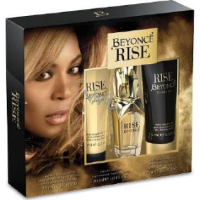 Beyoncé Rise parfémovaná voda 30 ml + tělové mléko 75 ml + sprchový gel 75 ml, kosmetická sada