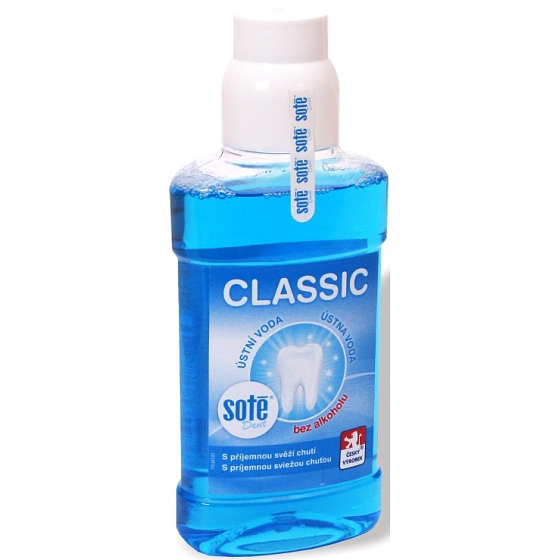 Soté Dent Classic ústní voda bez alkoholu 250 ml