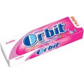 Wrigleys Orbit Junior Classic žvýkačky bez cukru plátky 5 kusů 14 g