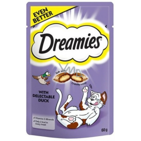 Dreamies Cat s kachnou doplňkové krmivo pro kočky 60 g