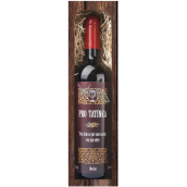 Bohemia Gifts Merlot Pro tatínka červené dárkové víno 750 ml