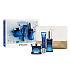 Payot Blue Techni Liss Jour vyhlazující chronoaktivní krém 50 ml + Regard vyhlazující chronoaktivní gel 15 ml + Concentré vyplňující chronoaktivní sérum 30 ml, + toaletní taška, kosmetická sada