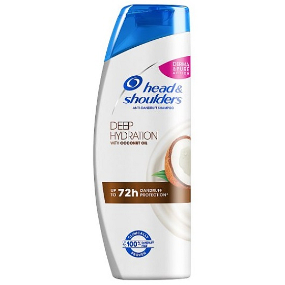 Head&Shoulders Deep Hydration s kokosovým olejem šampon na vlasy proti lupům 400 ml