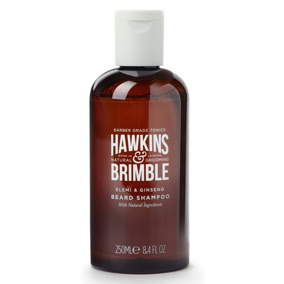 Hawkins & Brimble Men šampon pro muže na vousy s obsahem provitamínu B5 a jemnou vůní ženšenu a elemi 50 ml