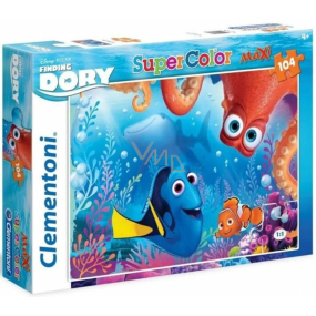 Clementoni Puzzle SuperColor Hledá se Dory 104 dílků, doporučený věk 4+