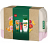 Palmolive UP! Citrus & Peach sprchový gel 200 ml + Smoothies Refreshing Peach sprchový krém 500 ml + Colgate Max White Charcoal bělicí zubní pasta 75 ml + zubní kartáček + kosmetická taška, kosmetická sada pro ženy