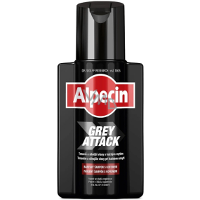 Alpecin Grey Attack Šampon s kofeinem pro tmavší a silnější vlasy 200 ml