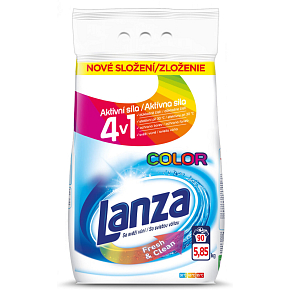 Lanza Fresh & Clean Color prací prášek na barevné prádlo 90 dávek 5,85 kg Lanza Fresh & Clean Color prací prášek na barevné prádlo 90 dávek 5,85 kg