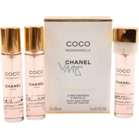 Chanel Coco Mademoiselle parfémovaná voda náplně pro ženy 3 x 20 ml