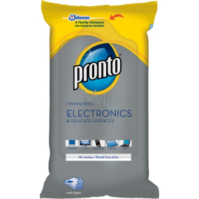 Pronto Electronics ubrousky pro čištění citlivých povrchů a elektroniky 50 kusů