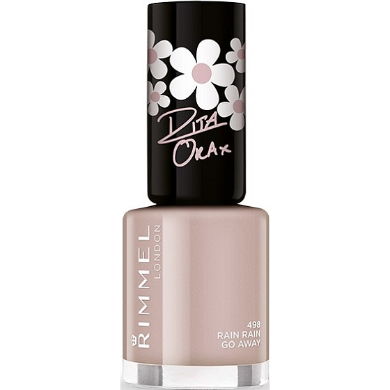 Rimmel London 60 Seconds Nail Polish by Rita Ora lak na nehty 498 Rain Rain Go Away 8 ml