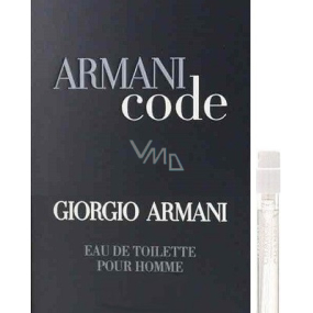 Giorgio Armani Code Men toaletní voda 1,2 ml s rozprašovačem, vialka