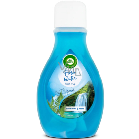 Air Wick Airfresh Waters Svěžest vodopádu 2v1 s knotem tekutý osvěžovač vzduchu 375 ml