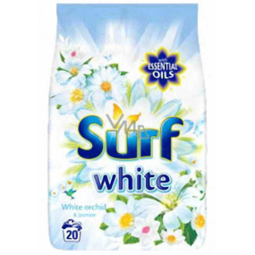 Surf White Orchid & Jasmine prášek na praní bílého prádla 20 dávek 1,4 kg