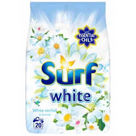 Surf White Orchid & Jasmine prášek na praní bílého prádla 20 dávek 1,4 kg