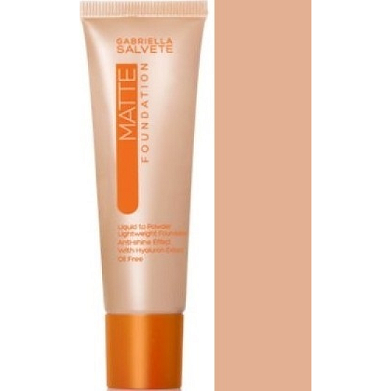 Gabriella Salvete Matte Foundation make-up 102 Beige 30 ml