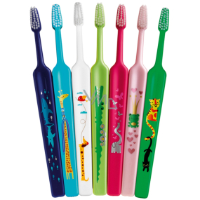 TePe Select Compact Soft Zoo od 3 let zubní kartáček pro děti 1 kus
