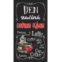 Bohemia Gifts Kofein a Olivový olej sprchový gel 200 ml + koupelová lázeň 200 ml + dekorační obraz Den začíná dobrou kávou.. 13 x 24 cm, kosmetická sada