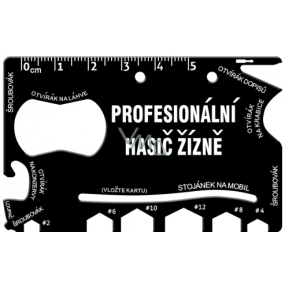 Albi Multinářadí do peněženky Profesionální hasič žízně 8,5 cm x 5,3 cm x 0,2 cm